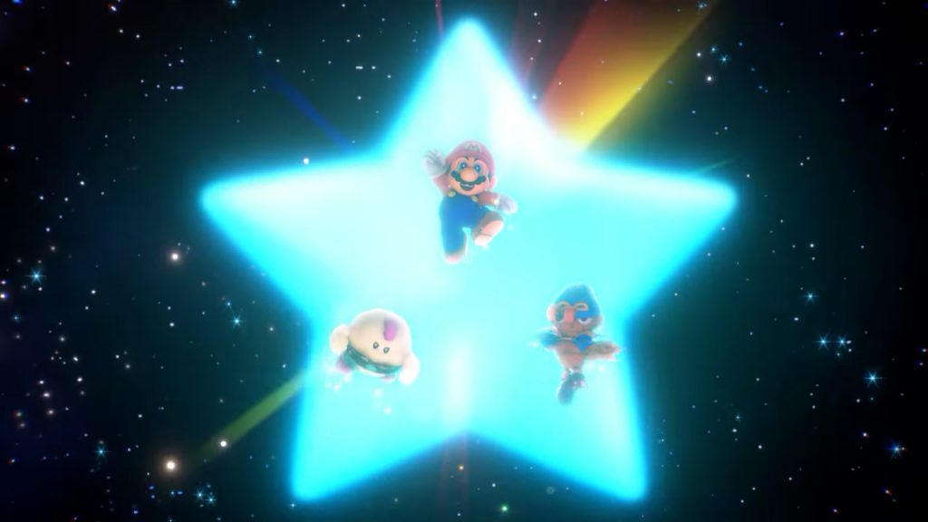 The first Trio attack in Super Mario RPG