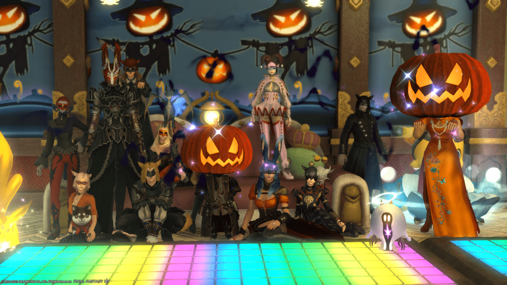 The Frendedex Group gathered for a Halloween Event.