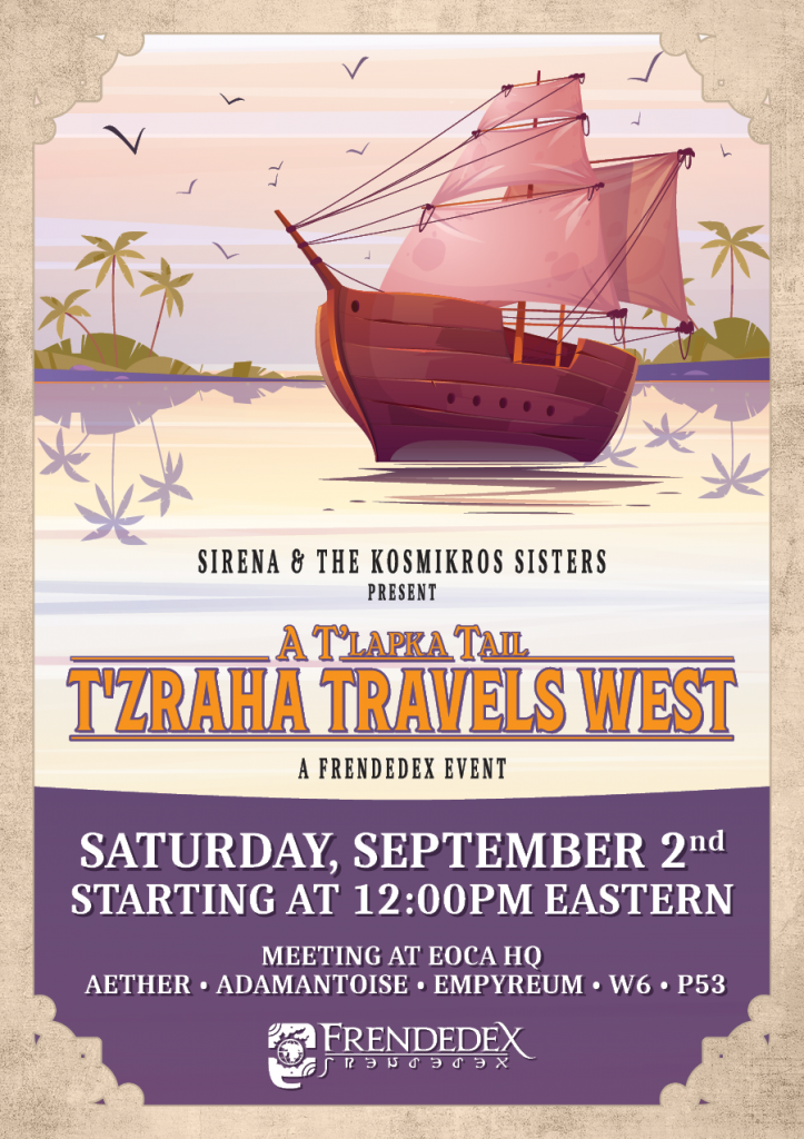 Promotional poster for 'A T'lapka Tail: T'zraha Travels West'
