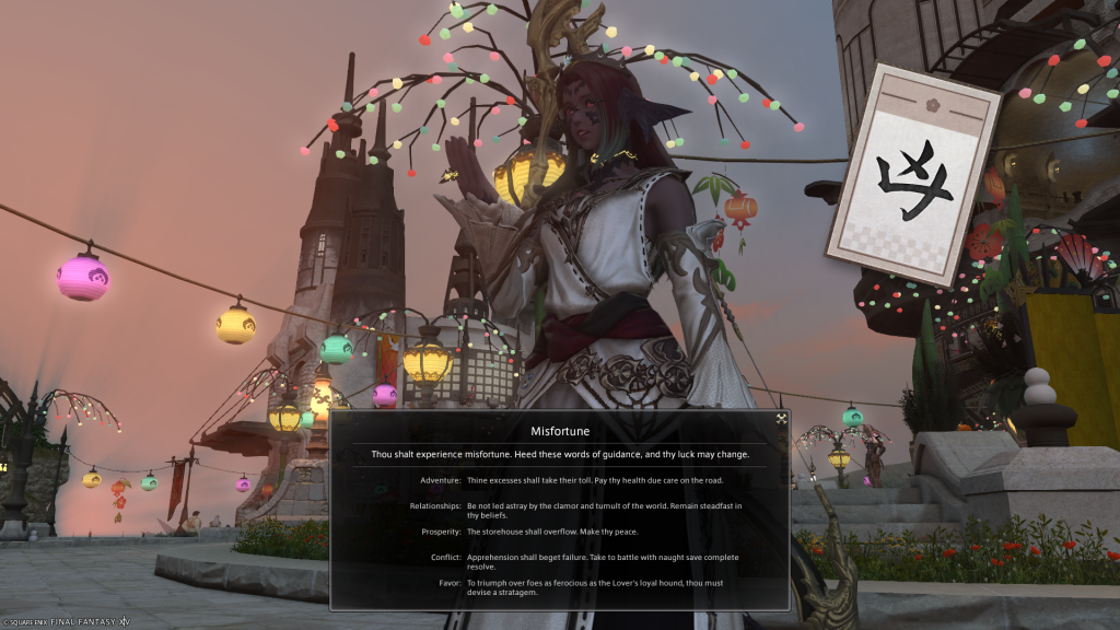 Lizicus' Heavensturn draw of Misfortune.