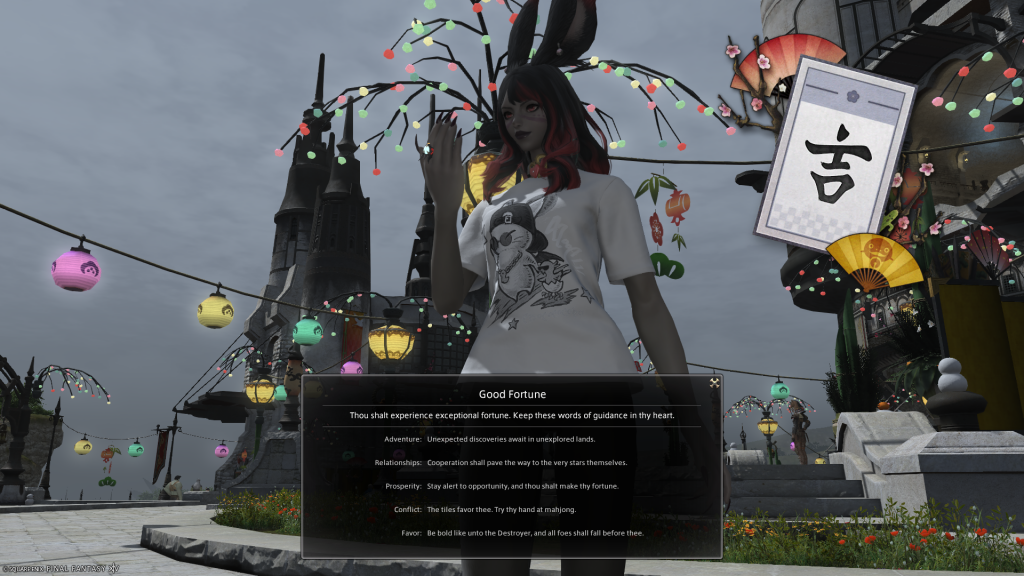 Elizara's Heavensturn draw of Good Fortune.