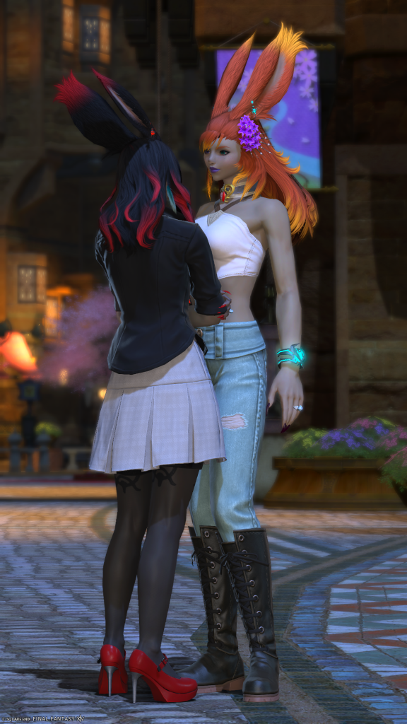 Reinylla and Elizara together with Reinylla smiling at the Little Ladies' Day event.