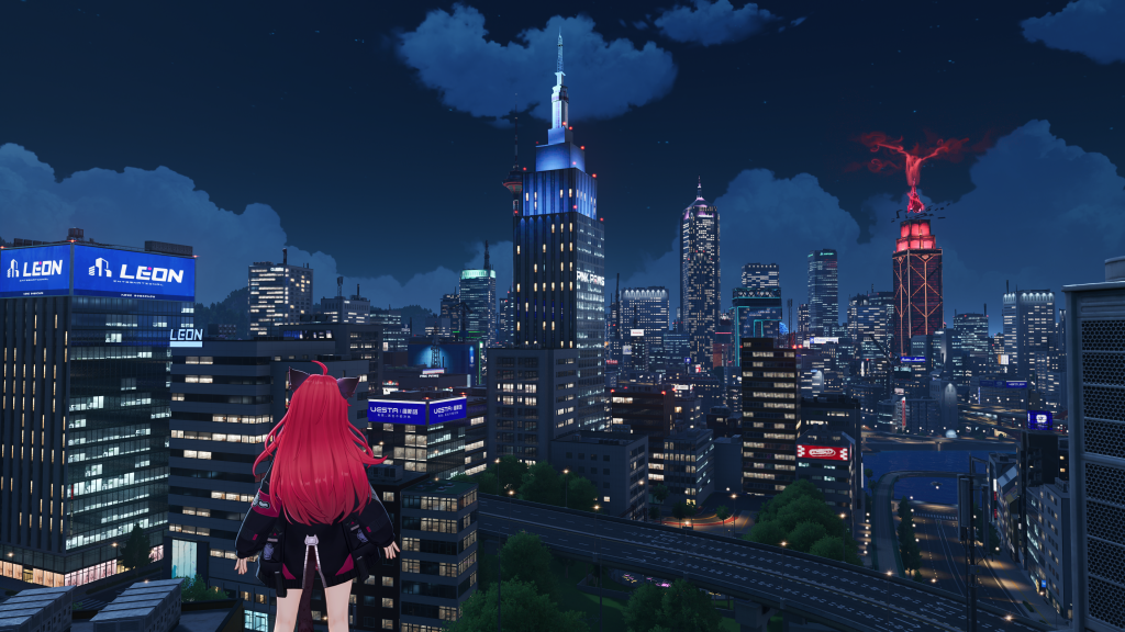 Night Time Cityscape view from NTE.