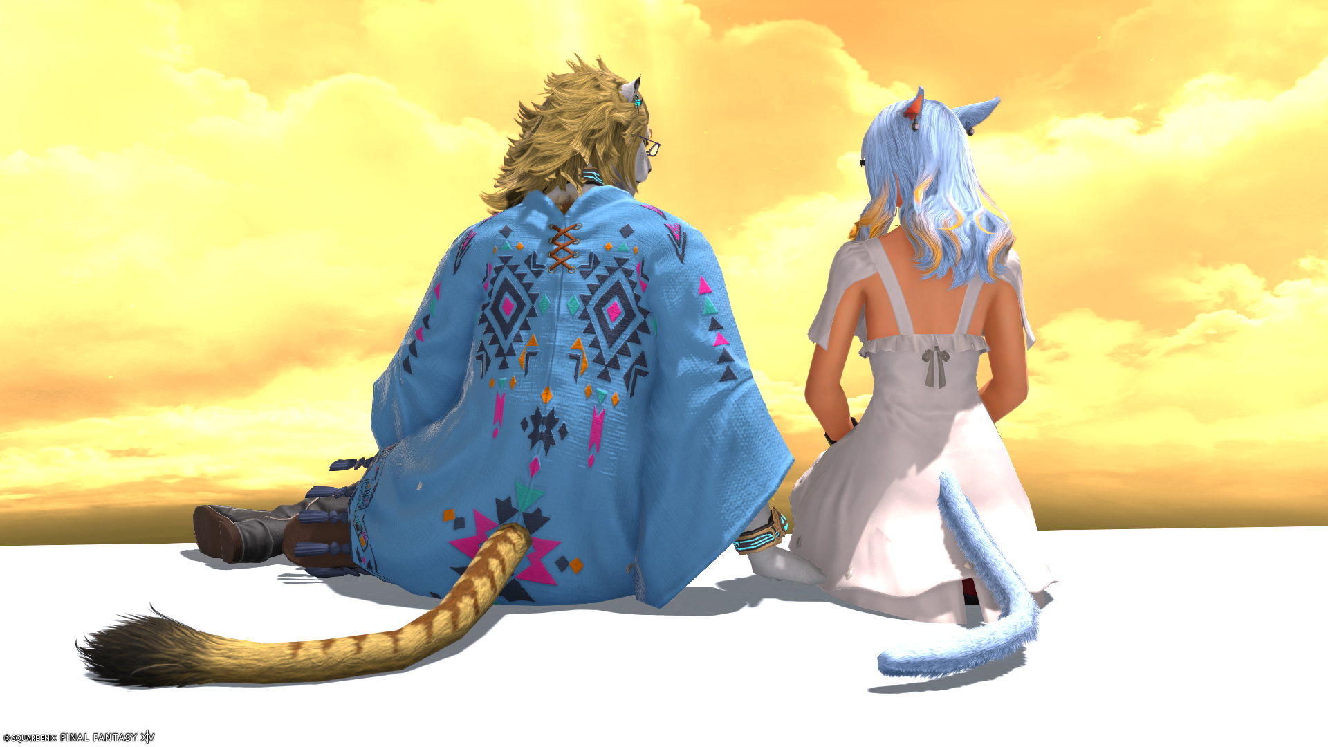 Aikirees sitting with her mother in the rift.