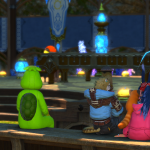Aikirees in I in Gridania listening to the Legendary Composer playing on a grand piano.